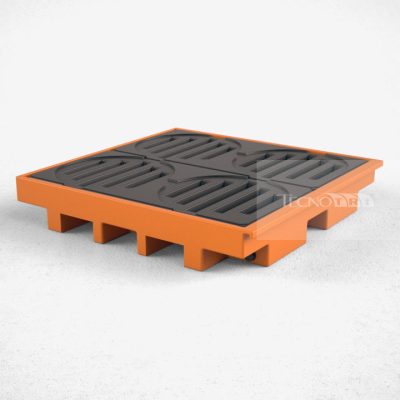 Pallet De Contenção PL042 Laranja Tecnotri