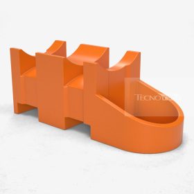 Pallet De Contenção Suporte Cavalete PL045 Laranja Tecnotri
