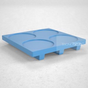 Pallet de Contenção PL009 Azul Claro - Tecnotri