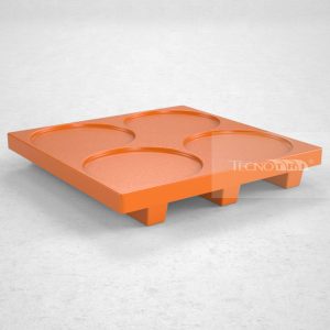 Pallet de Contenção PL009 Laranja - Tecnotri