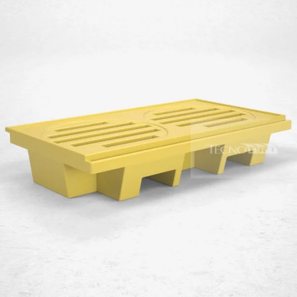 Pallet de Contenção PL054 Amarelo - Tecnotri