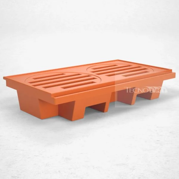 Pallet de Contenção PL054 Laranja - Tecnotri