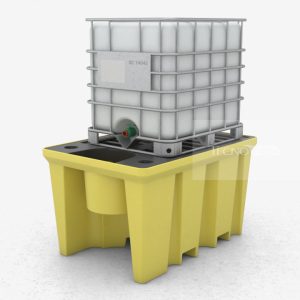 Pallet de Contenção PL062 Amarelo Uso - Tecnotri