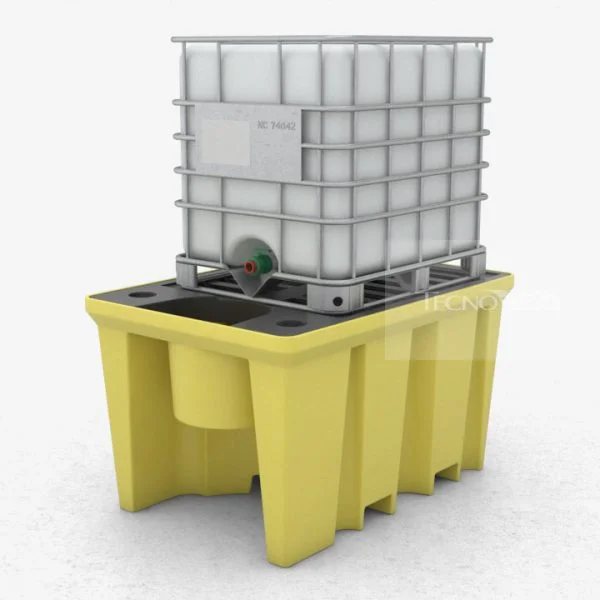 Pallet de Contenção PL062 Amarelo Uso - Tecnotri