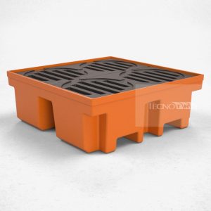 Pallet de Contenção PL030 Laranja - Tecnotri