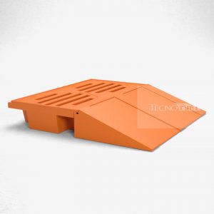Pallet de Contenção PL054 Laranja com Rampa - Tecnotri