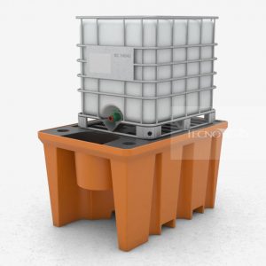 Pallet de Contenção PL062 Laranja Uso - Tecnotri