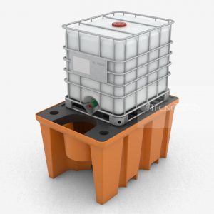 Pallet de Contenção PL062 Laranja Uso Topo- Tecnotri