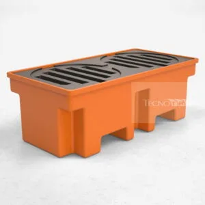 Pallet De Contencao 2 Tambores Laranja