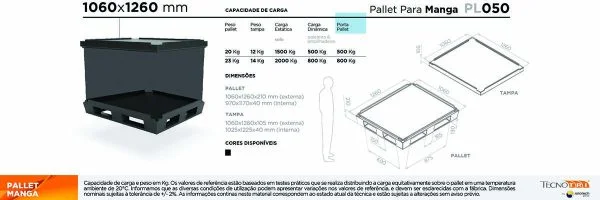 Ficha Técnica Pallet Manga PL050