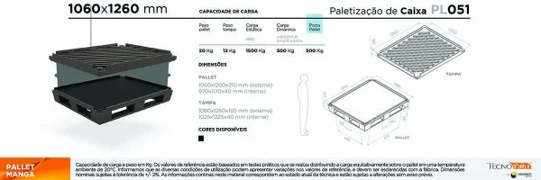 Ficha Técnica Pallet Manga PL051