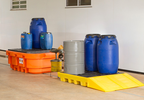 Pallet Contentor-Segurança e Proteção para Armazenar Líquidos e Inflamáveis