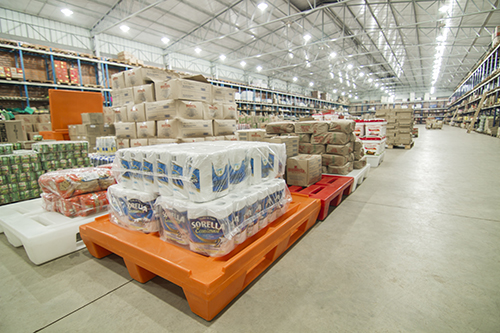 Pallet Plástico Tecnotri - Depósito de Alimentos