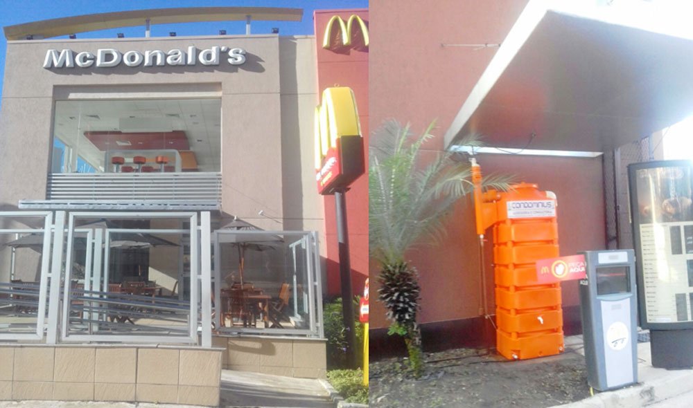Cisterna Mc Donalds
