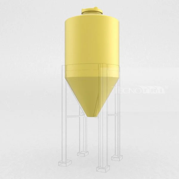 Silo Vertical 1380 Litros Funil Alimentador - Image 2