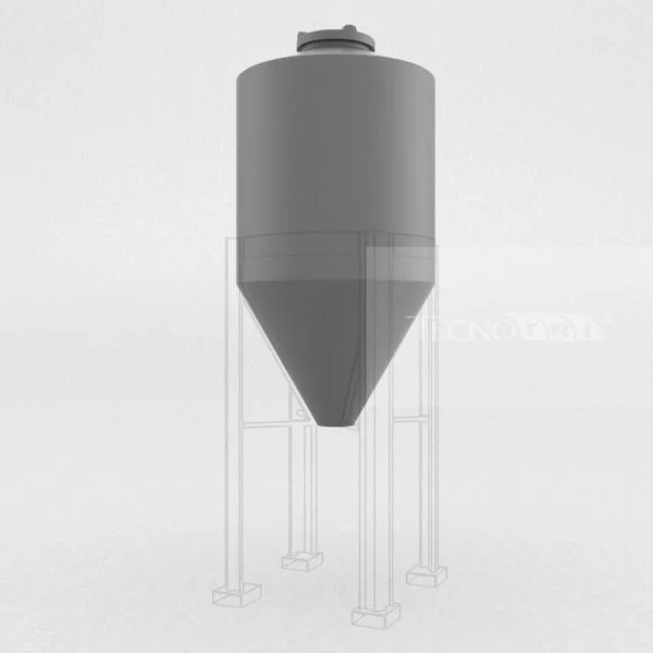 Silo Vertical 1380 Litros Funil Alimentador - Image 3