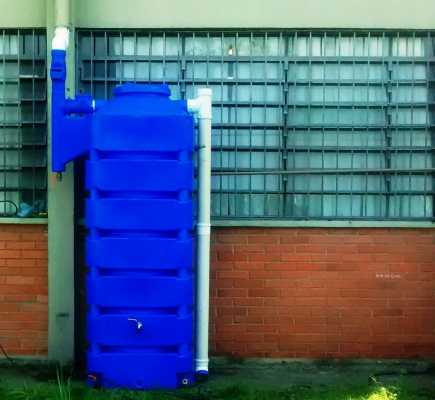 sistema de captação de água escola