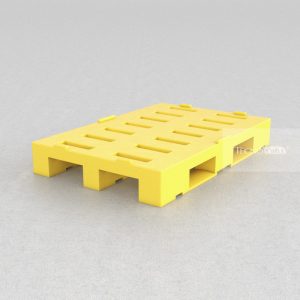 Pallet Plástico PL073 Amarelo Tecnotri