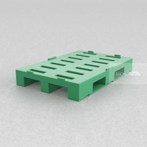 Pallet Plástico PL073 Verde Tecnotri