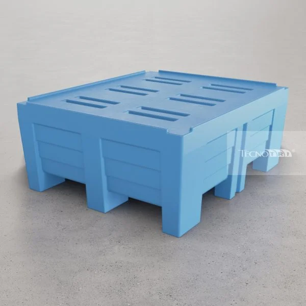 Pallet Plástico 1050x1250 PBRII 50cm Altura. PL075 Pallet Ergonômico - Imagem 2