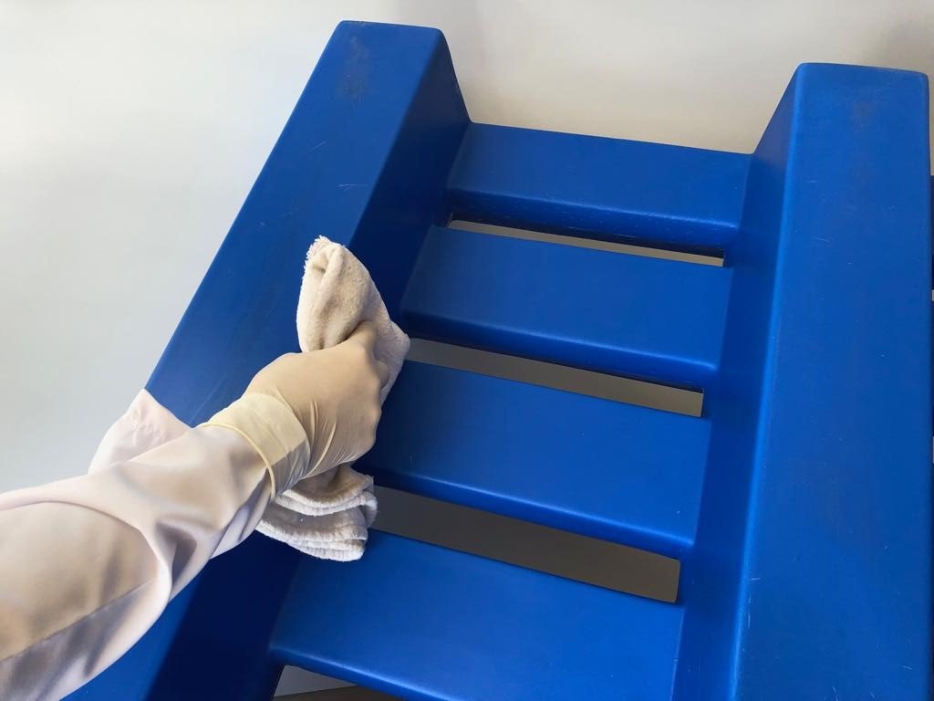 Higienização Pallet Plastico Rotomoldado
