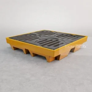 Pallet de contenção PL089 200L laranja - Tecnotri
