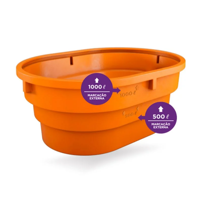 Caixa Argamassa 1000L Laranja Tecnotri 1