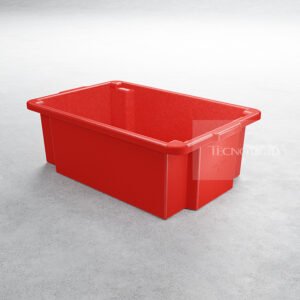 contentor 38 litros vermelho