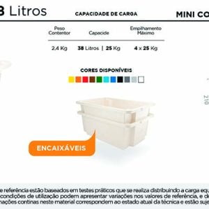 Ficha Técnica Contentor 38 litros