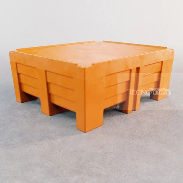 Pallet Plástico 1050x1250 PBRII 50cm Altura PL096 Pallet Ergonômico - Image 2