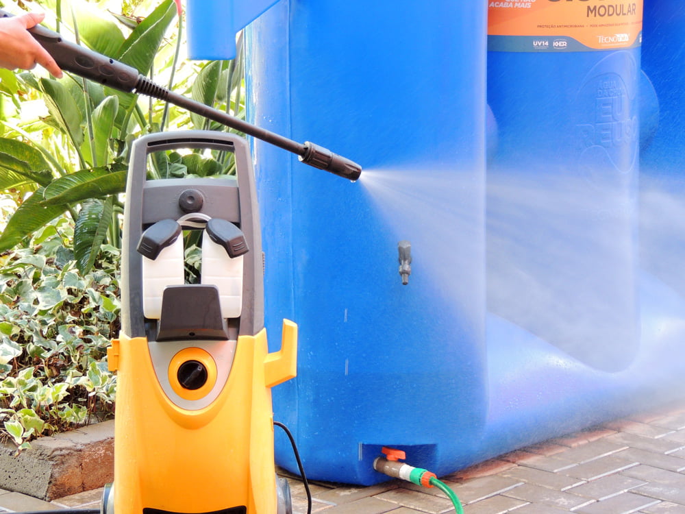 captação de água para lavar calçadas