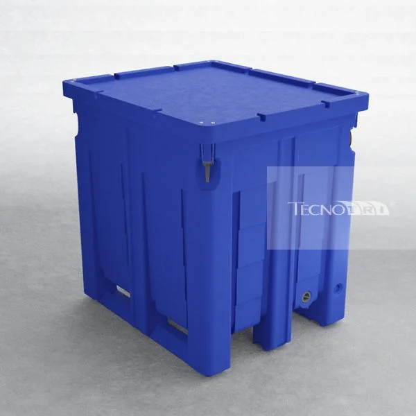 Contentor bin de plástico com runner