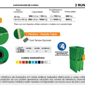 Ficha Técnica Contentor 950 Litros