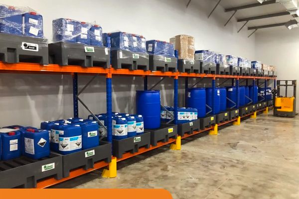 pallets de contenção