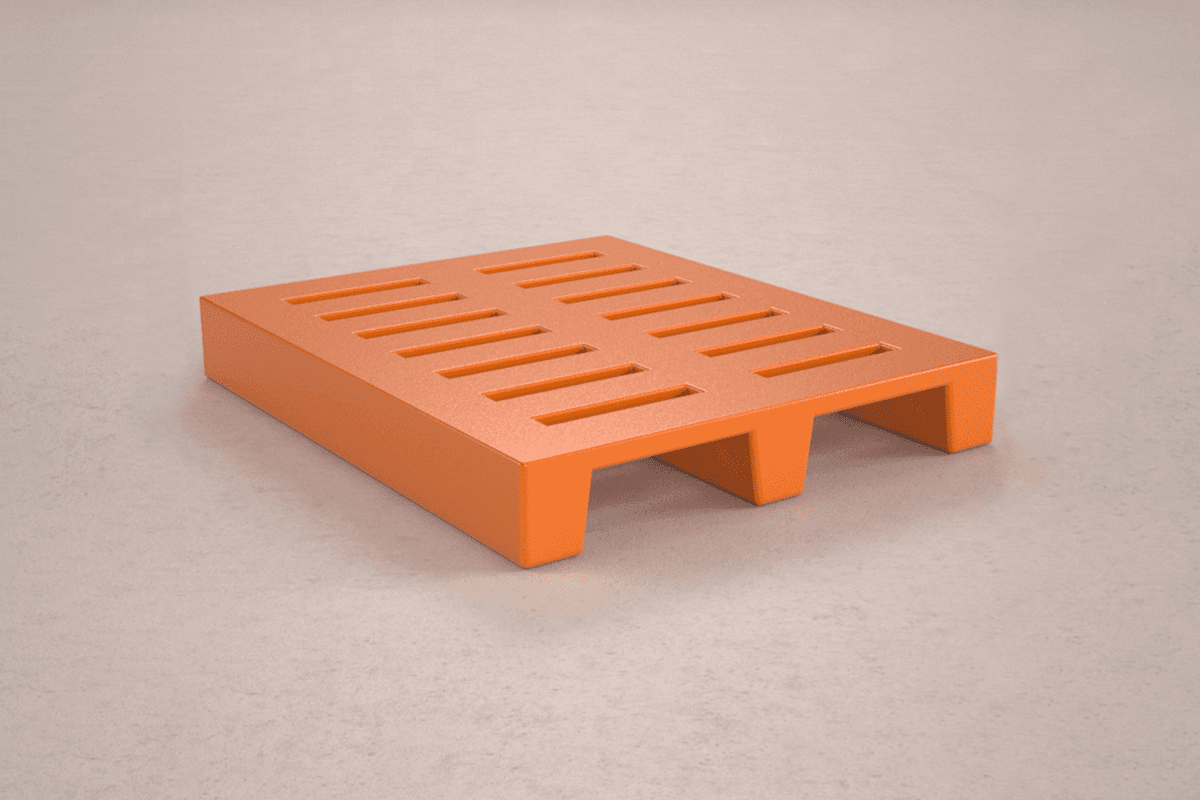 pallet rotomoldado ou de metal?