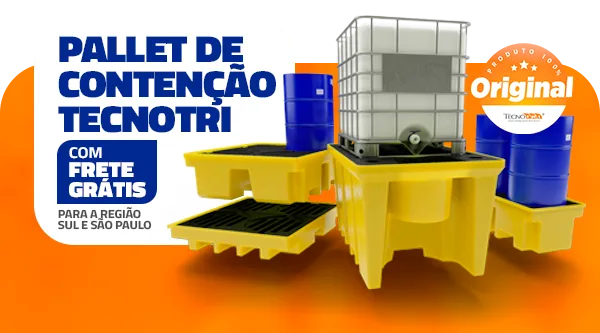 Frete Grátis Pallet de Contenção Tecnotri
