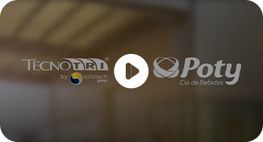 Soluções Tecnotri nas indústrias de bebidas com a Poty Cia de Bebidas.