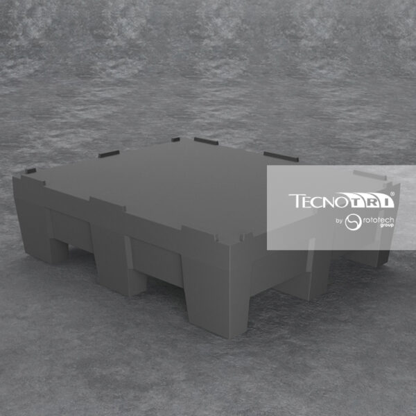 Pallet Plástico 1050x1250 PBRII 35cm Altura PL117 Pallet Ergonômico - Imagem 8