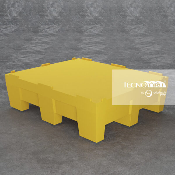 Pallet Plástico 1050x1250 PBRII 35cm Altura PL117 Pallet Ergonômico - Imagem 3