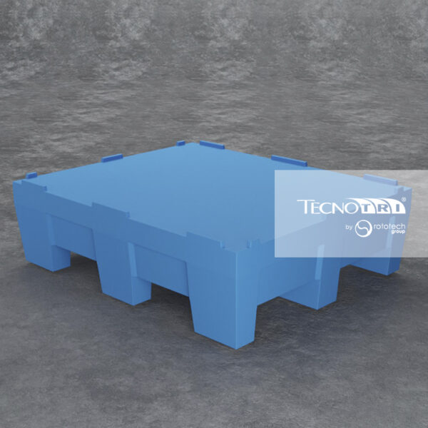 Pallet Plástico 1050x1250 PBRII 35cm Altura PL117 Pallet Ergonômico - Imagem 5