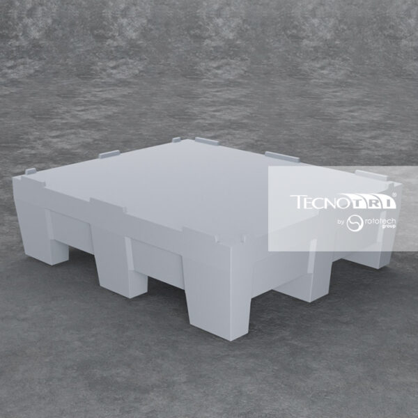 Pallet Plástico 1050x1250 PBRII 35cm Altura PL117 Pallet Ergonômico - Imagem 9