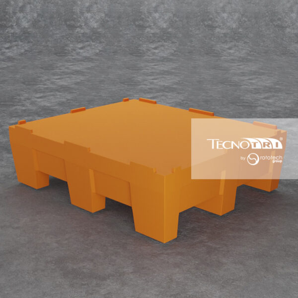 Pallet Plástico 1050x1250 PBRII 35cm Altura PL117 Pallet Ergonômico - Imagem 2