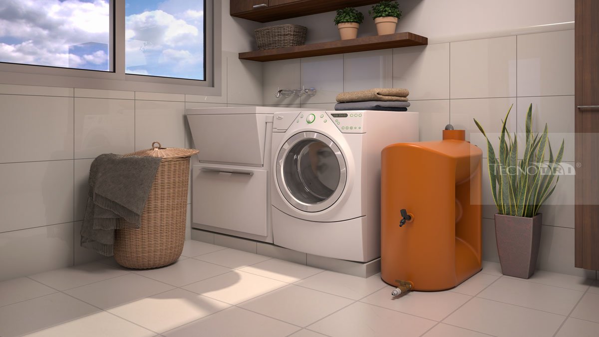 Conheça o Novo Kit Reúso de Água Máquina de Lavar Tecnotri