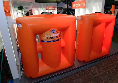 Recycled water Kit Tecnotri at the Braskem at the book fair of Porto Alegre