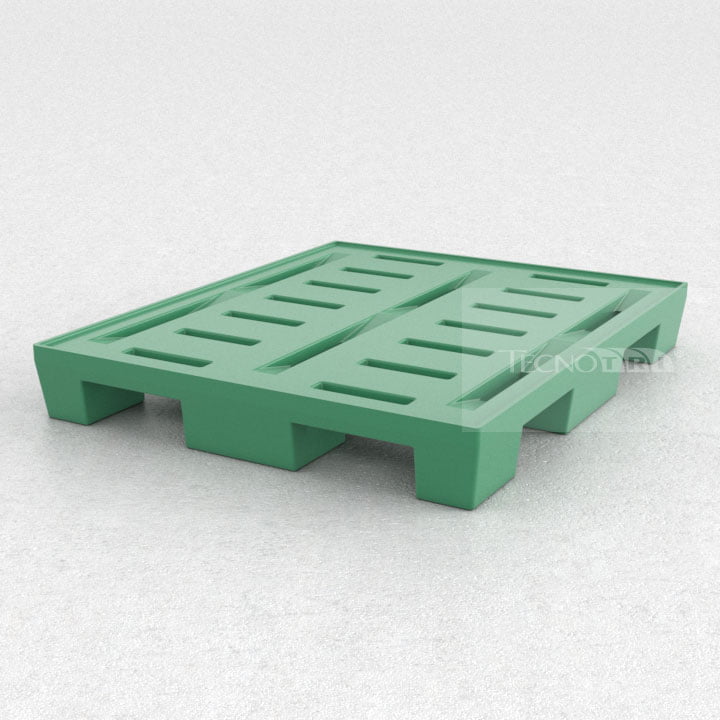 Pallet Plástico 1000×1200 PBR (ABNT NBR 16242). PL068