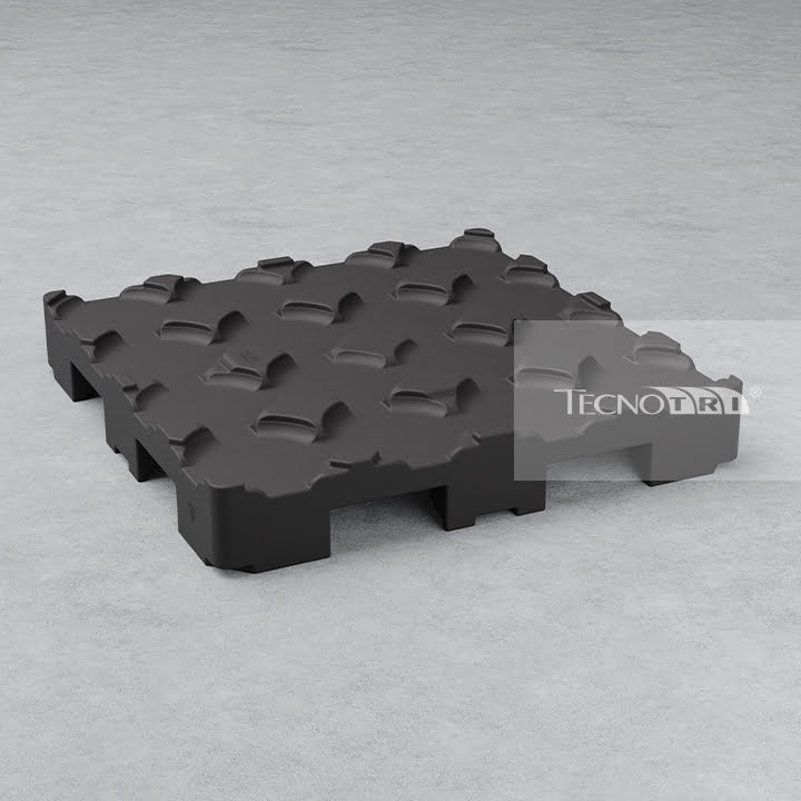 Pallet Plástico 1100×1100 PL103 – Para Garrafão PP 20L