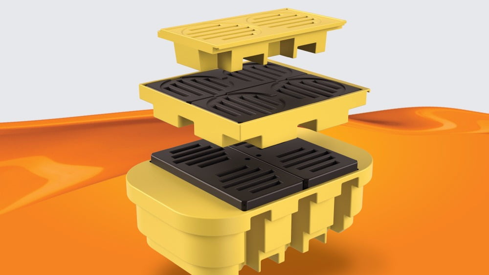 Garantizar los estándares de seguridad y gestión ambiental en su empresa con tarimas de contención