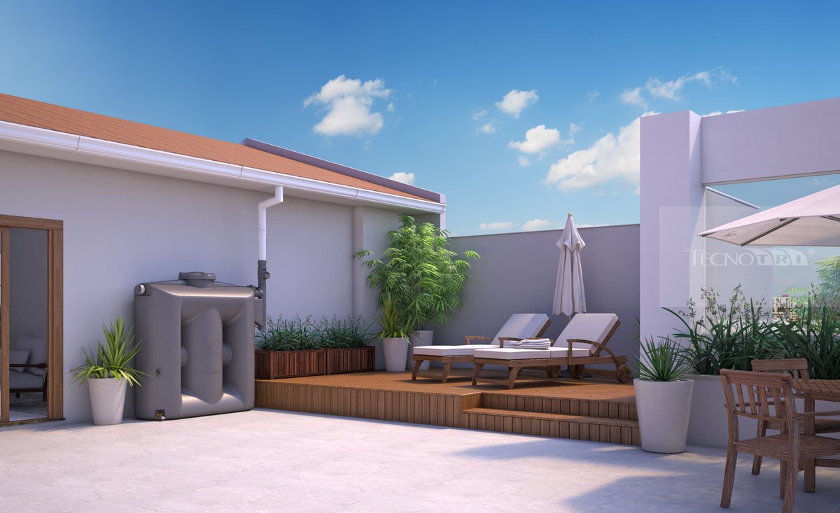 Tanque Modular vertical: Ideal para espacios pequeños.