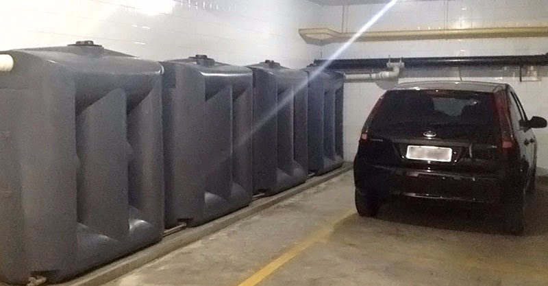 Modular tanks in residential condominiums