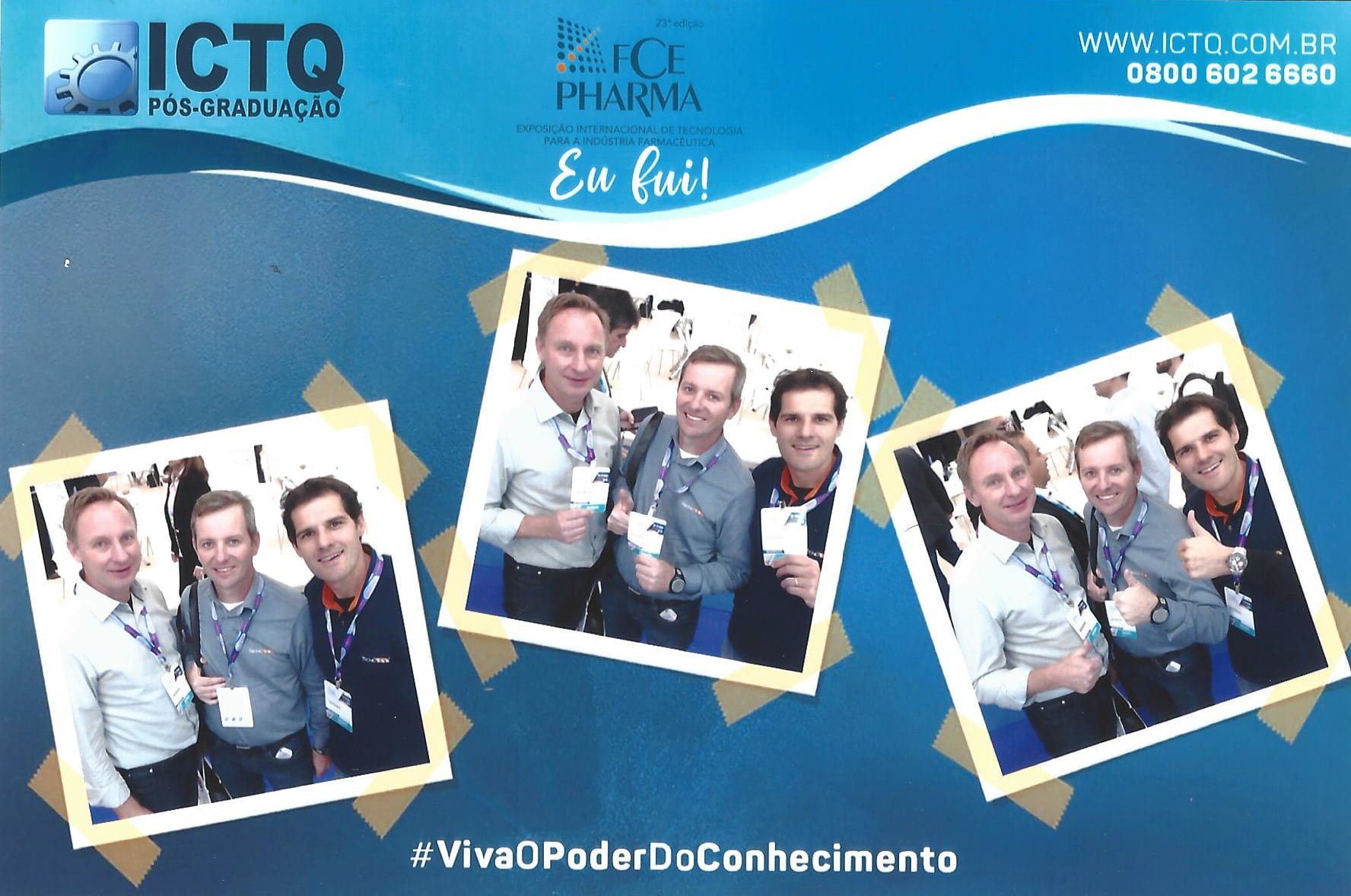 Tecnotri estará presente na FCE Pharma. Venha nos visitar